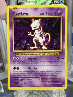 2016 Pokemon TCG Mewtwo XY Evolutions 51/108 Cracked Ice Holo - Image 1