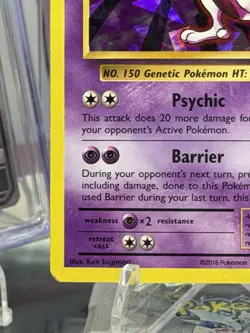 2016 Pokemon TCG Mewtwo XY Evolutions 51/108 Cracked Ice Holo - Image 5