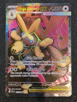Pokemon TCG Phantasmal Flames #115/094 Mega Lopunny ex Ultra Rare *Near Mint* - Image 1