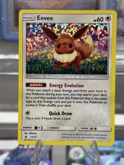 Pokemon - Eevee - 11/12 #011/012 - McDonald's Promos 2018 Holo - Image 1
