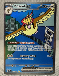 Pokemon TCG Pidgeot ex 225/197 Special Illustration Rare SIR Obsidian Flames - Image 1