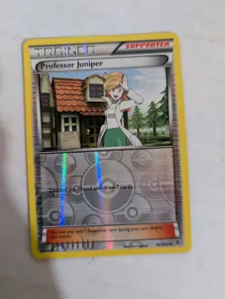 Pokemon - Professor Juniper - 84/101 - Uncommon - Reverse Holo - Plasma Blast - - Image 1