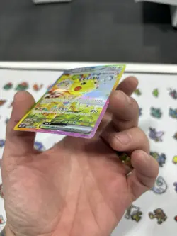 Pikachu ex SAR 132/106 Super Electric Breaker sv8 Pokemon Card Korean - Image 5