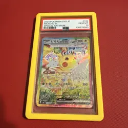 Pikachu EX SAR 2024 Pokemon #132/106 Super Electric Breaker sv8 Japanese PSA 10 - Image 1