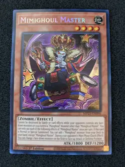 Yu-Gi-Oh! Mimighoul Master (MP25-EN096) 2025 Mega-Pack 1st Ed NM - Image 1