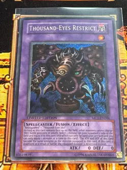 LP Thousand-Eyes Restrict Secret Rare MC1-EN004 Limited Edition - Image 1