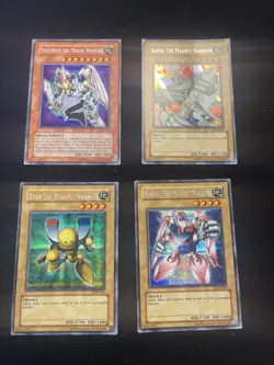 Yugioh! Magnet warriors, alpha beta gamma valkyrion set Used - Image 1