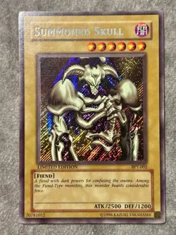 Yugioh Summoned Skull BPT-002 Limited Edition 1996 Secret Rare - Image 1