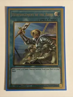 Reinforcement of the Army - MAGO-EN046 - NM - Premium Gold Rare - 1st ed Yugioh - Image 1