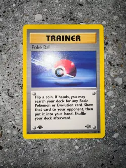 Pokemon TCG Cards 1st Edition Poke Ball 64/64 Jungle EXC-NM - Image 3