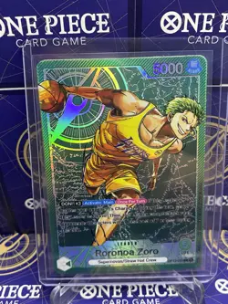 Roronoa Zoro OP12-020 Leader✨Alt Fan Art Lakers One Piece Foil✨ - Image 1