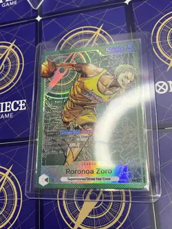 Roronoa Zoro OP12-020 Leader✨Alt Fan Art Lakers One Piece Foil✨ - Image 3