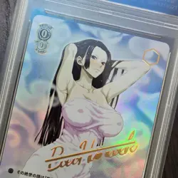 One Piece Boa Hancock Waifu Gold Foil Slab Card SB81 - Image 3