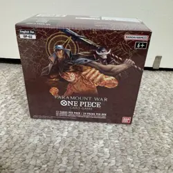 One Piece TCG Paramount War Booster Box (OP-02) Factory Sealed English - Image 1