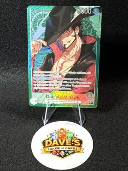 ONE PIECE Dracule Mihawk OP14-020 (Alternate Art) The Azure Sea's Seven A - Image 1