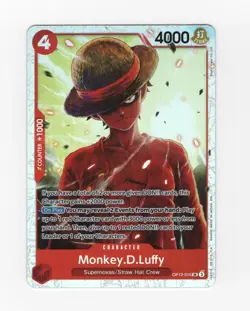 MONKEY D LUFFY - One Piece OP12-015 - SR Super Rare - Legacy of the Master - Image 1