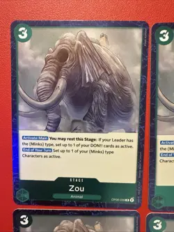 Zou Playset - OP08-039 x4 - Two Legends - One Piece TCG - English - Image 2