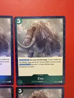 Zou Playset - OP08-039 x4 - Two Legends - One Piece TCG - English - Image 3