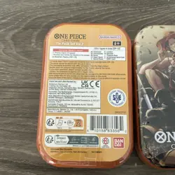 One Piece Tin Pack Set Vol 2 Factory Sealed 2 TIN LOT IN HAND Ready To Ship New - Image 3