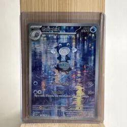 Pokemon TCG Poliwhirl Full Art 176/165 151 Card NM/M Condition - Image 1