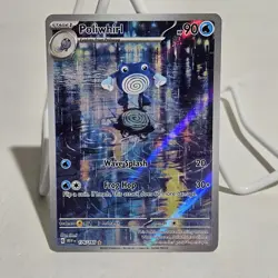 Pokemon TCG Poliwhirl Full Art 176/165 151 Card NM/M Condition - Image 1