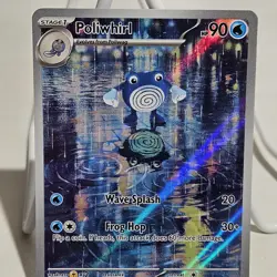 Pokemon TCG Poliwhirl Full Art 176/165 151 Card NM/M Condition - Image 3