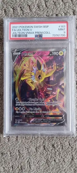 JOLTEON V - SWORD & SHIELD PROMO SWSH183 *HOLO* PSA 9 - POKEMON CARD - Image 1