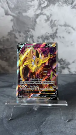 Jolteon V SWSH183 Promo Pokemon TCG Card NM Sword & Shield English Holo Rare UK - Image 3