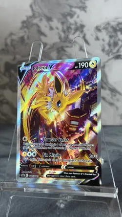 Jolteon V SWSH183 Promo Pokemon TCG Card NM Sword & Shield English Holo Rare UK - Image 5