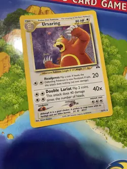Pokemon TCG Ursaring Neo Discovery Holo Rare Card 15/75 Unlimited - Image 1