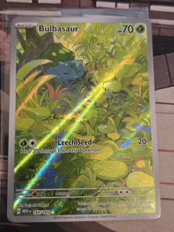 Pokemon Bulbasaur 166/165 Illustration Rare English S&V 151 Near Mint Condition - Image 1