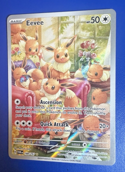 Eevee #188/167 Illustration Rare SV06: Twilight Masquerade Pokemon TCG NM - Image 1