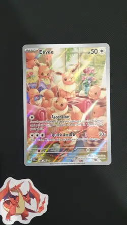 Eevee 188/167 Illustration Rare Twilight Masquerade Set Pokemon TCG NM - Image 1