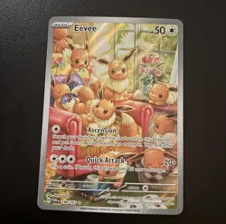 Eevee #188/167 Illustration Rare SV06: Twilight Masquerade Pokemon TCG NM - Image 1