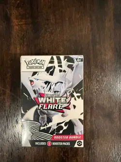 Pokemon TCG Scarlet & Violet White Flare 6 Booster Packs Bundle Factory Sealed - Image 1