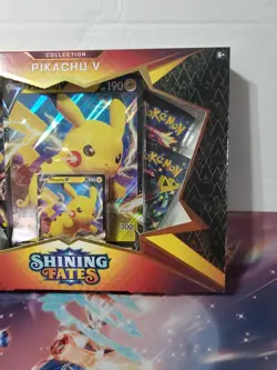 🔥 Pokemon TCG Shining Fates Pikachu V Collection Box New Sealed 💥 - Image 4