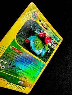 Venusaur 68/165 Damaged Reverse Holo Expedition Pokemon Card Creased - Image 2