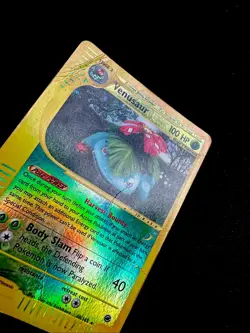 Venusaur 68/165 Damaged Reverse Holo Expedition Pokemon Card Creased - Image 3