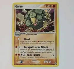 Golem 6/92 Ex Legend Maker Holo Rare 2006 Pokemon Card - Image 1