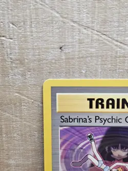 Sabrina's Psychic Control 121/132 Gym Challenge 1st Edition Pokemon Card TCG - Image 3