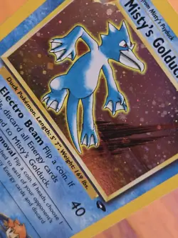 MISTY'S GOLDUCK 012/132 Gym Challenge Pokemon Card Holo WOTC NM - Image 3