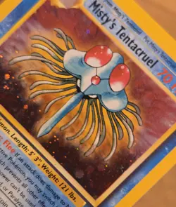 MISTY'S TENTACRUEL 010/132 Gym Heroes Pokemon Card Holo WOTC NM - Image 2