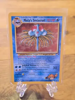 MISTY'S TENTACRUEL 010/132 Gym Heroes Pokemon Card Holo WOTC NM - Image 5
