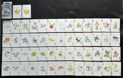 1999 Japanese Pokemon Poker Playing Cards Silver Ho-oh Inc Pikachu umbreon etc - Image 1