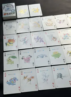1999 Japanese Pokemon Poker Playing Cards Silver Ho-oh Inc Pikachu umbreon etc - Image 2