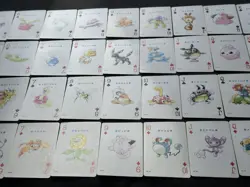 1999 Japanese Pokemon Poker Playing Cards Silver Ho-oh Inc Pikachu umbreon etc - Image 3
