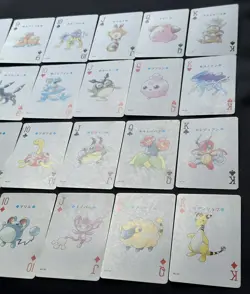 1999 Japanese Pokemon Poker Playing Cards Silver Ho-oh Inc Pikachu umbreon etc - Image 4