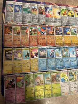 Pokemon Lot 65x Reverse Holo Cards Near Complete Paldea Evolved Master Set - Image 2
