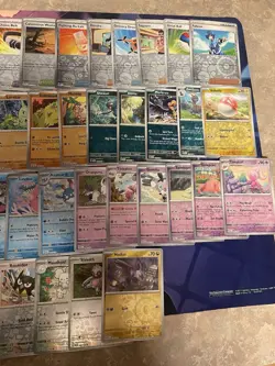 Pokemon Lot 65x Reverse Holo Cards Near Complete Paldea Evolved Master Set - Image 4