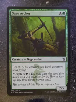 MTG Cards: SAGU ARCHER FOIL # 5A92 - Image 1